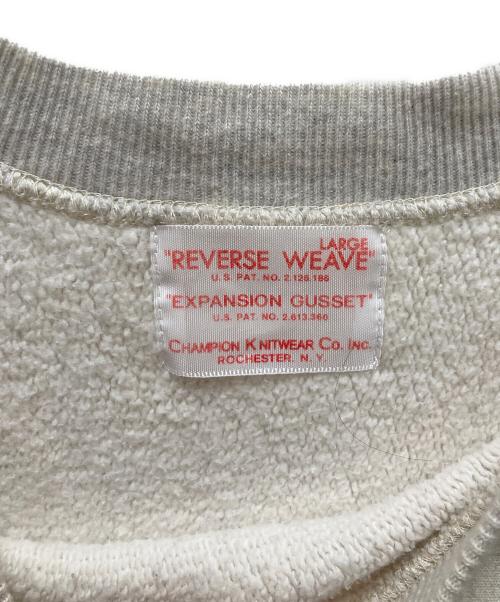 Champion REVERSE WEAVE（チャンピオン リバース ウィーブ）Champion REVERSE WEAVE (チャンピオン リバース ウィーブ) 2ndパテントモデル クルーネックスウェット グレー サイズ:Lの古着・服飾アイテム
