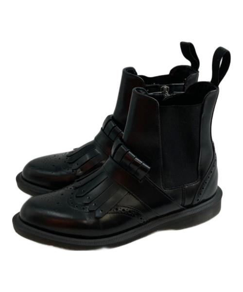 Dr.Martens（ドクターマーチン）Dr.Martens (ドクターマーチン) タッセルサイドゴアブーツ ブラック サイズ:UK6の古着・服飾アイテム
