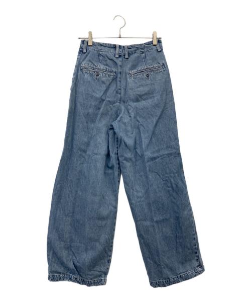 SLOBE IENA（スローブ イエナ）SLOBE IENA (スローブ イエナ) LEDENIM TUCK TROUSERデニム インディゴ サイズ:38の古着・服飾アイテム