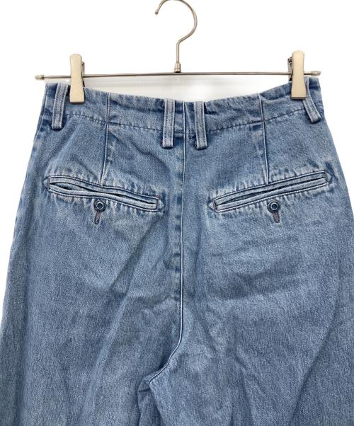 SLOBE IENA（スローブ イエナ）SLOBE IENA (スローブ イエナ) LEDENIM TUCK TROUSERデニム インディゴ サイズ:38の古着・服飾アイテム