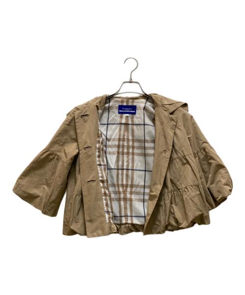 BURBERRY BLUE LABEL（バーバリー ブルー レーベル）BURBERRY BLUE LABEL (バーバリー ブルー レーベル) ショートジャケット ベージュ サイズ:38の古着・服飾アイテム