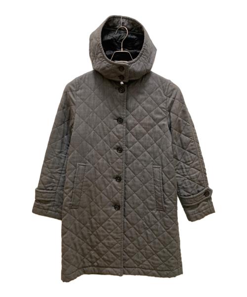 MACKINTOSH PHILOSOPHY（マッキントッシュ フィロソフィー）MACKINTOSH PHILOSOPHY (マッキントッシュ フィロソフィー) ウールキルティング中綿コート グレー サイズ:３８の古着・服飾アイテム