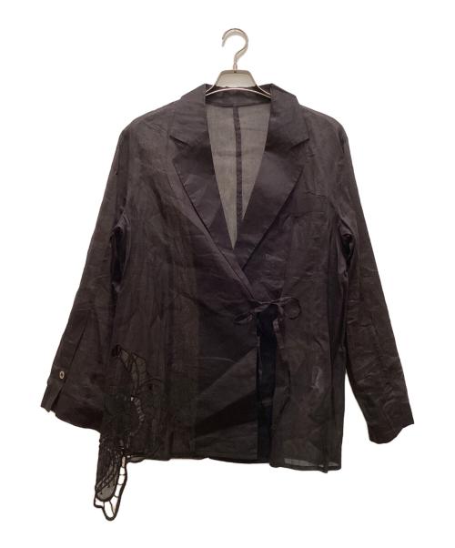 RIVE DROITE（リヴドロワ）RIVE DROITE (リヴドロワ) エンブロイダリーシアージャケット ブラック サイズ:Freeの古着・服飾アイテム