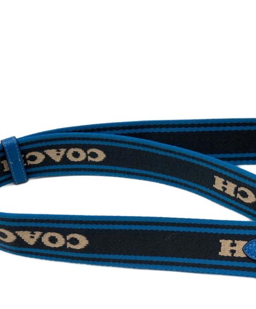 COACH（コーチ）COACH (コーチ) ジェイミー カメラ バッグ・シグネチャー キャンバ ブラウン×ブルーの古着・服飾アイテム