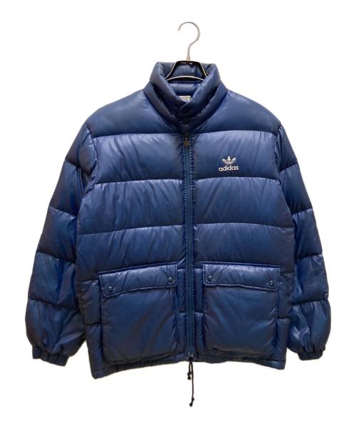 adidas（アディダス）adidas (アディダス) 70sdデサント製ダウンジャケット ネイビー サイズ:Mの古着・服飾アイテム