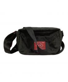 Vivienne Westwood（ヴィヴィアンウエストウッド）の古着「チェッカーORB ショルダーバッグ」｜ブラック×レッド