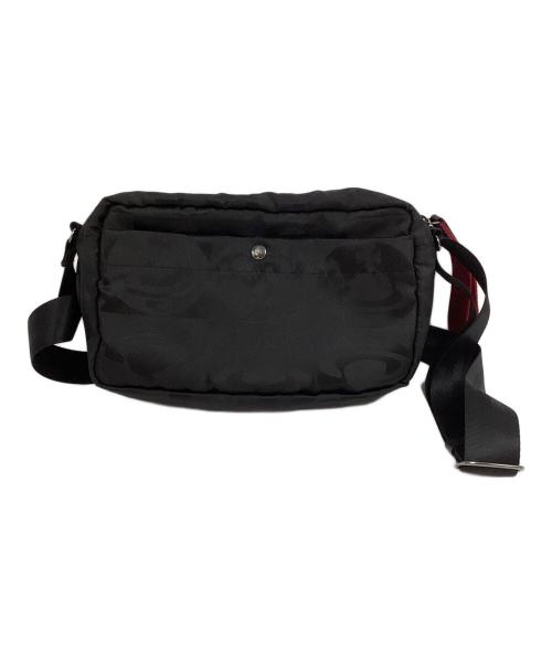 Vivienne Westwood（ヴィヴィアンウエストウッド）Vivienne Westwood (ヴィヴィアンウエストウッド) チェッカーORB ショルダーバッグ ブラック×レッドの古着・服飾アイテム