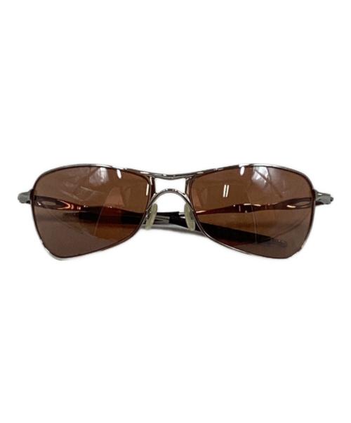 OAKLEY（オークリー）OAKLEY (オークリー) クロスヘアーサングラス ブラウンの古着・服飾アイテム