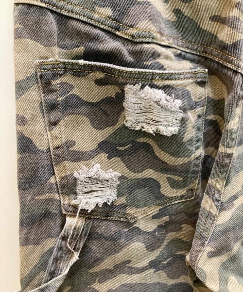 BIRTHDAY BASH（バースデーバッシュ）BIRTHDAY BASH (バースデーバッシュ) カモ柄ペインターパンツ グリーン サイズ:Sの古着・服飾アイテム