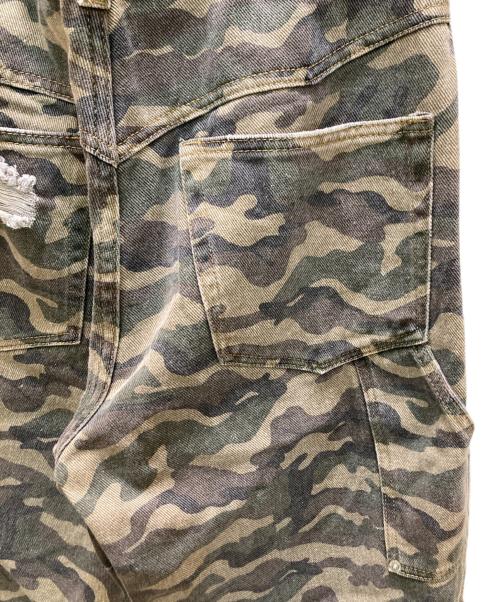 BIRTHDAY BASH（バースデーバッシュ）BIRTHDAY BASH (バースデーバッシュ) カモ柄ペインターパンツ グリーン サイズ:Sの古着・服飾アイテム