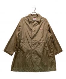 DANTON（ダントン）の古着「ポリエステルマイクロタフタ ハーフコート」｜ベージュ