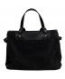CELINE（セリーヌ）の古着「Cマカダム ハンドバッグ」｜ブラック