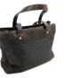 中古・古着 CELINE (セリーヌ) Cマカダム ハンドバッグ ブラック：19000円