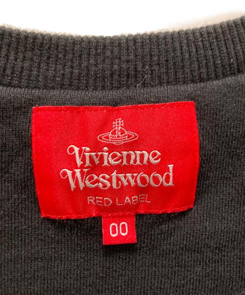 Vivienne Westwood RED LABEL（ヴィヴィアンウエストウッドレッドレーベル）Vivienne Westwood RED LABEL (ヴィヴィアンウエストウッドレッドレーベル) フェルトオーブパッチスウェット ブラック サイズ:00の古着・服飾アイテム