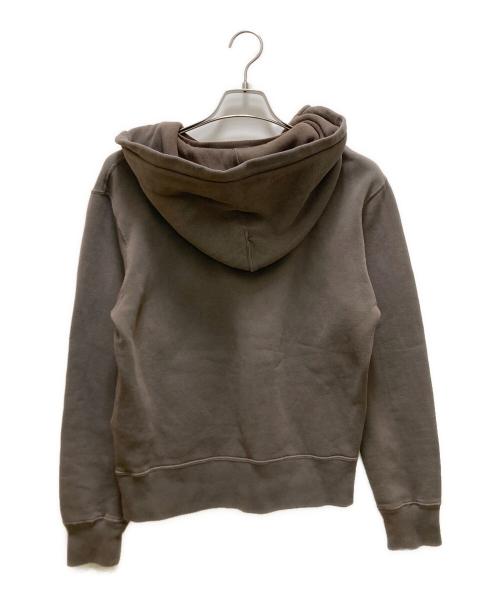 RRL（ダブルアールエル）RRL (ダブルアールエル) 後付けフード ロゴプルオーバーパーカー グレー サイズ:Sの古着・服飾アイテム