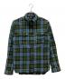 RRL（ダブルアールエル）の古着「チェックワークシャツ」｜グリーン