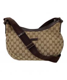 GUCCI（グッチ）の古着「GGキャンバスショルダーバック」｜ベージュ