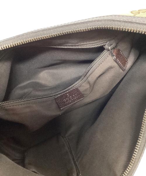 GUCCI（グッチ）GUCCI (グッチ) GGキャンバスショルダーバック ベージュの古着・服飾アイテム