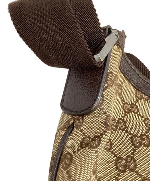 GUCCI（グッチ）GUCCI (グッチ) GGキャンバスショルダーバック ベージュの古着・服飾アイテム
