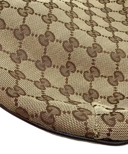GUCCI（グッチ）GUCCI (グッチ) GGキャンバスショルダーバック ベージュの古着・服飾アイテム