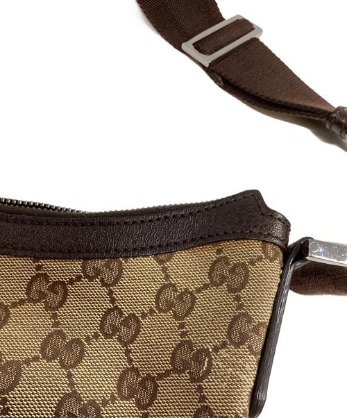 GUCCI（グッチ）GUCCI (グッチ) GGキャンバスショルダーバック ベージュの古着・服飾アイテム