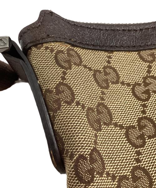 GUCCI（グッチ）GUCCI (グッチ) GGキャンバスショルダーバック ベージュの古着・服飾アイテム