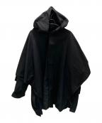 GROUND Yグラウンドワイ）の古着「ビッグマントコート」｜ブラック