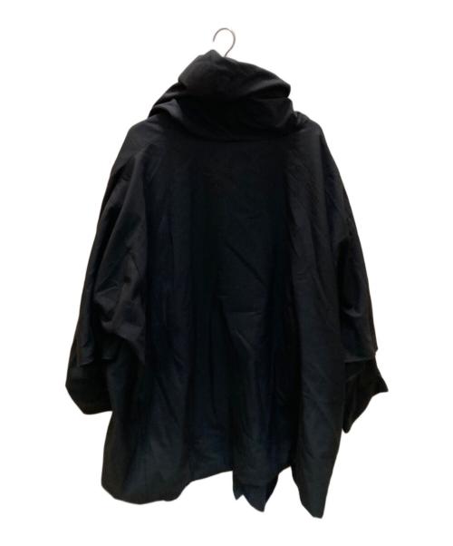 GROUND Y（グラウンドワイ）GROUND Y (グラウンドワイ) ビッグマントコート ブラック サイズ:3の古着・服飾アイテム