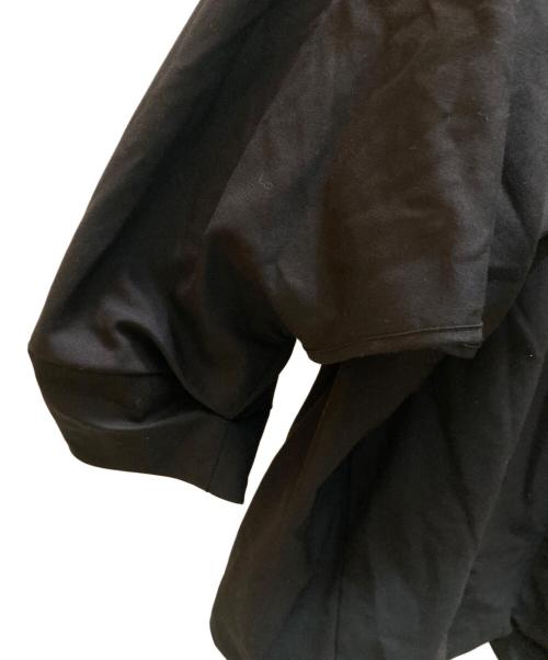 GROUND Y（グラウンドワイ）GROUND Y (グラウンドワイ) ビッグマントコート ブラック サイズ:3の古着・服飾アイテム
