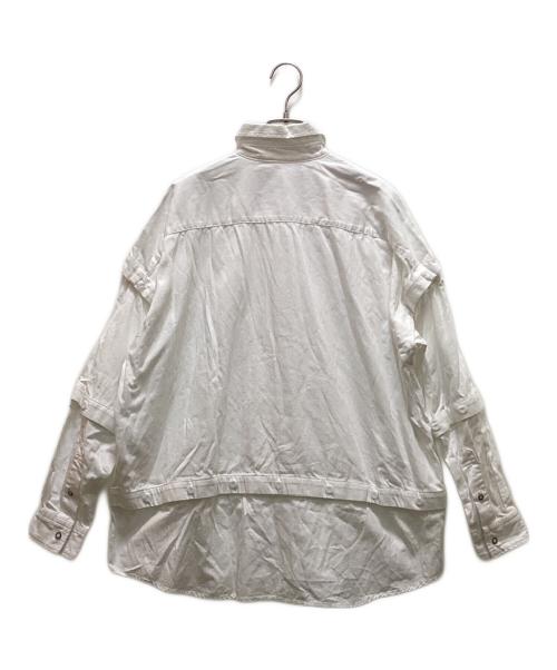 ANREALAGE（アンリアレイジ）ANREALAGE (アンリアレイジ) スナップシャツ サイズ:Mの古着・服飾アイテム