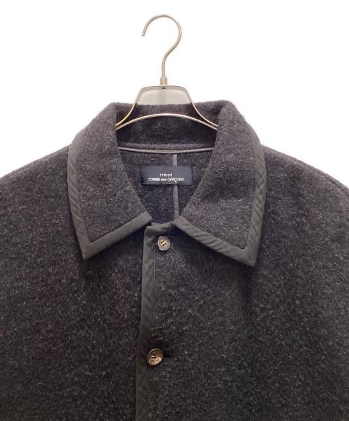 tricot COMME des GARCONS（トリココムデギャルソン）tricot COMME des GARCONS (トリココムデギャルソン) ウールロングコート ブラック サイズ:freeの古着・服飾アイテム