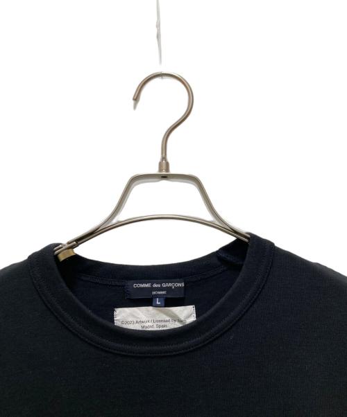 COMME des GARCONS HOMME（コムデギャルソン オム）COMME des GARCONS HOMME (コムデギャルソン オム) 綿天竺プリント Torre Pental ブラック サイズ:Ｌの古着・服飾アイテム