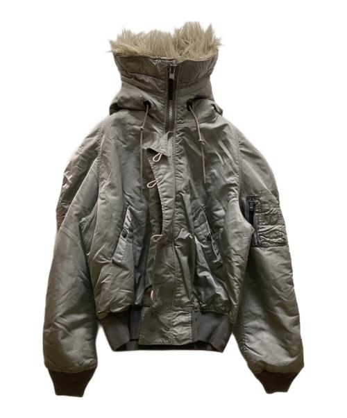 ALPHA（アルファ）ALPHA (アルファ) N-2B ECW PARKA グレー サイズ:Lの古着・服飾アイテム