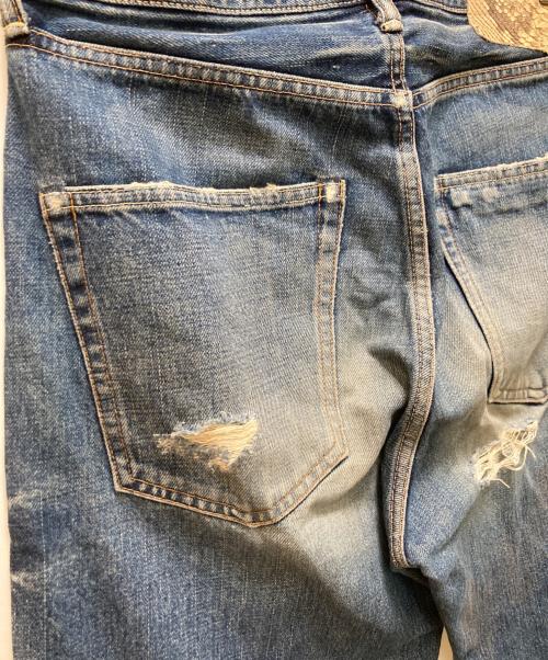VISVIM（ビズビム）VISVIM (ビズビム) ダメージ加工デニムパンツ インディゴ サイズ: W33×L33の古着・服飾アイテム