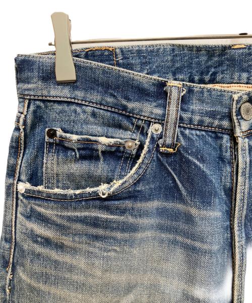 VISVIM（ビズビム）VISVIM (ビズビム) ダメージ加工デニムパンツ インディゴ サイズ: W33×L33の古着・服飾アイテム