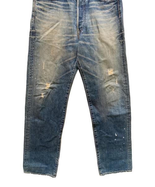 VISVIM（ビズビム）VISVIM (ビズビム) ダメージ加工デニムパンツ インディゴ サイズ: W33×L33の古着・服飾アイテム