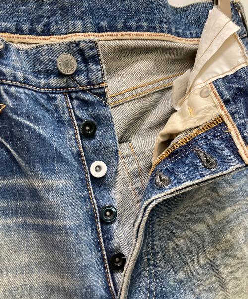 VISVIM（ビズビム）VISVIM (ビズビム) ダメージ加工デニムパンツ インディゴ サイズ: W33×L33の古着・服飾アイテム