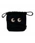 ANYA HINDMARCH（アニヤ・ハインドマーチ）の古着「Eyes ドローストリング・ポーチ」｜ブラック