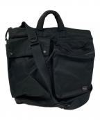 PORTERポーター）の古着「ユニット 2WAY ヘルメットバッグ」｜ブラック