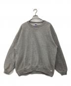 RUSSELL ATHLETICラッセルアスレチック）の古着「ガゼット付きスウエット」｜グレー