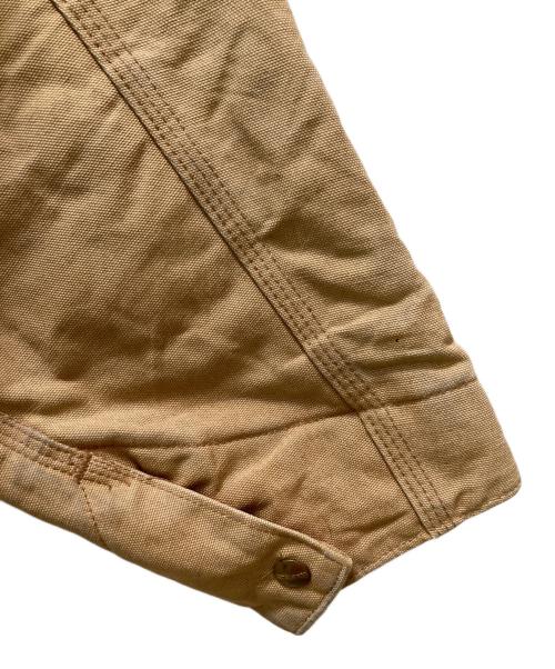 CarHartt（カーハート）CarHartt (カーハート) 企業ロゴ ダックジャケット ブラウン サイズ:2ｘｌの古着・服飾アイテム