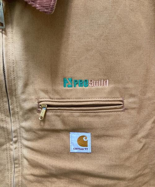 CarHartt（カーハート）CarHartt (カーハート) 企業ロゴ ダックジャケット ブラウン サイズ:2ｘｌの古着・服飾アイテム