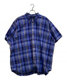 POLO RALPH LAUREN（ポロ・ラルフローレン）の古着「チェックシャツ」｜ブルー