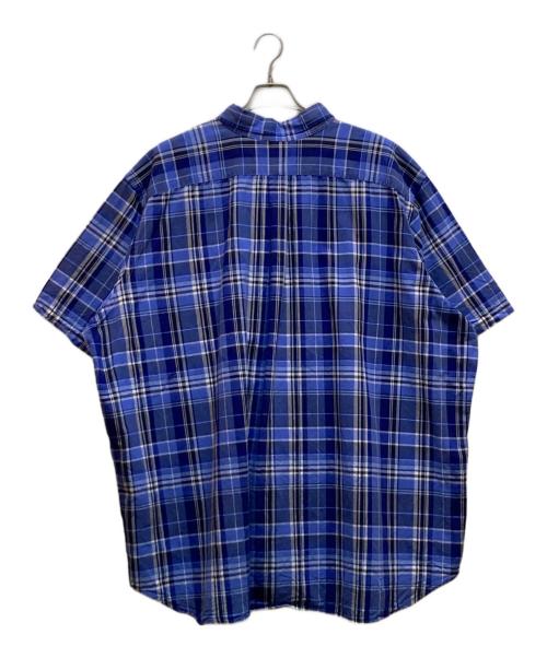 POLO RALPH LAUREN（ポロ・ラルフローレン）POLO RALPH LAUREN (ポロ・ラルフローレン) チェックシャツ ブルー サイズ:4XLの古着・服飾アイテム