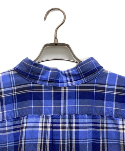 POLO RALPH LAUREN（ポロ・ラルフローレン）POLO RALPH LAUREN (ポロ・ラルフローレン) チェックシャツ ブルー サイズ:4XLの古着・服飾アイテム