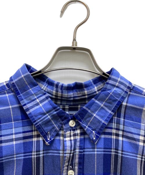 POLO RALPH LAUREN（ポロ・ラルフローレン）POLO RALPH LAUREN (ポロ・ラルフローレン) チェックシャツ ブルー サイズ:4XLの古着・服飾アイテム