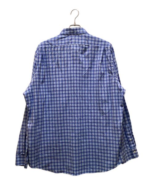 POLO RALPH LAUREN（ポロ・ラルフローレン）POLO RALPH LAUREN (ポロ・ラルフローレン) ギンガムチェックシャツ ブルー サイズ:XXLの古着・服飾アイテム
