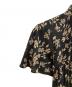 中古・古着 LAUREN RALPH LAUREN (ローレンラルフローレン) フラワーボウタイブラウス ブラック×ベージュ サイズ:S：7000円
