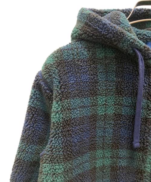 POLO RALPH LAUREN（ポロ・ラルフローレン）POLO RALPH LAUREN (ポロ・ラルフローレン) ブラックウォッチボアジップパーカー ネイビー×グリーン サイズ:XSの古着・服飾アイテム