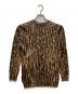 POLO GOLF (ポロ ゴルフ) シルク・カシミヤ レオパードカーディガン ベージュ サイズ:S：7000円
